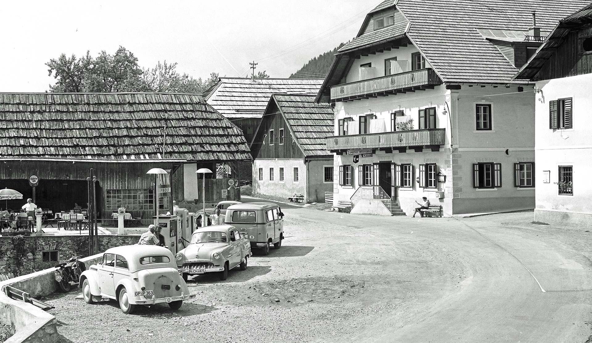 Hotel Gasthof Weissensee Kaernten Geschichte Stammhaus